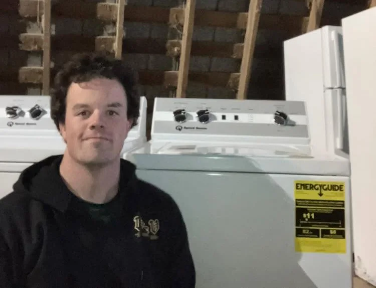 Reconditioned washer, dryer and refrigerator stock